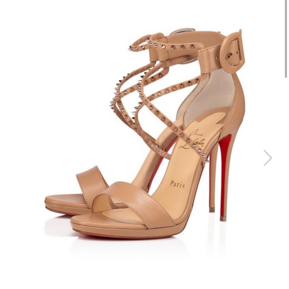 Christian Louboutin high heels with spikes